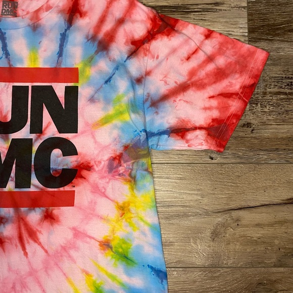 Run DMC Tie Dye Spiral Tee - Picture 5 of 12